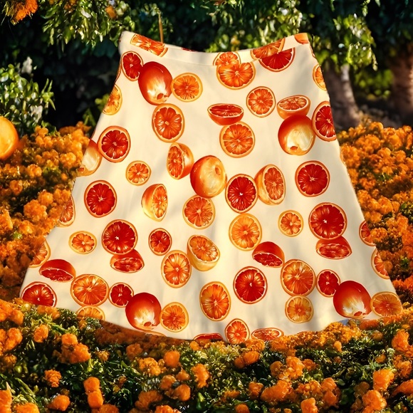 Dresses & Skirts - 🍊 Citrus Skater Skirt 🍊